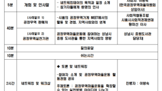 [활동소식] 공정무역마을 네트워킹데이 참여신청